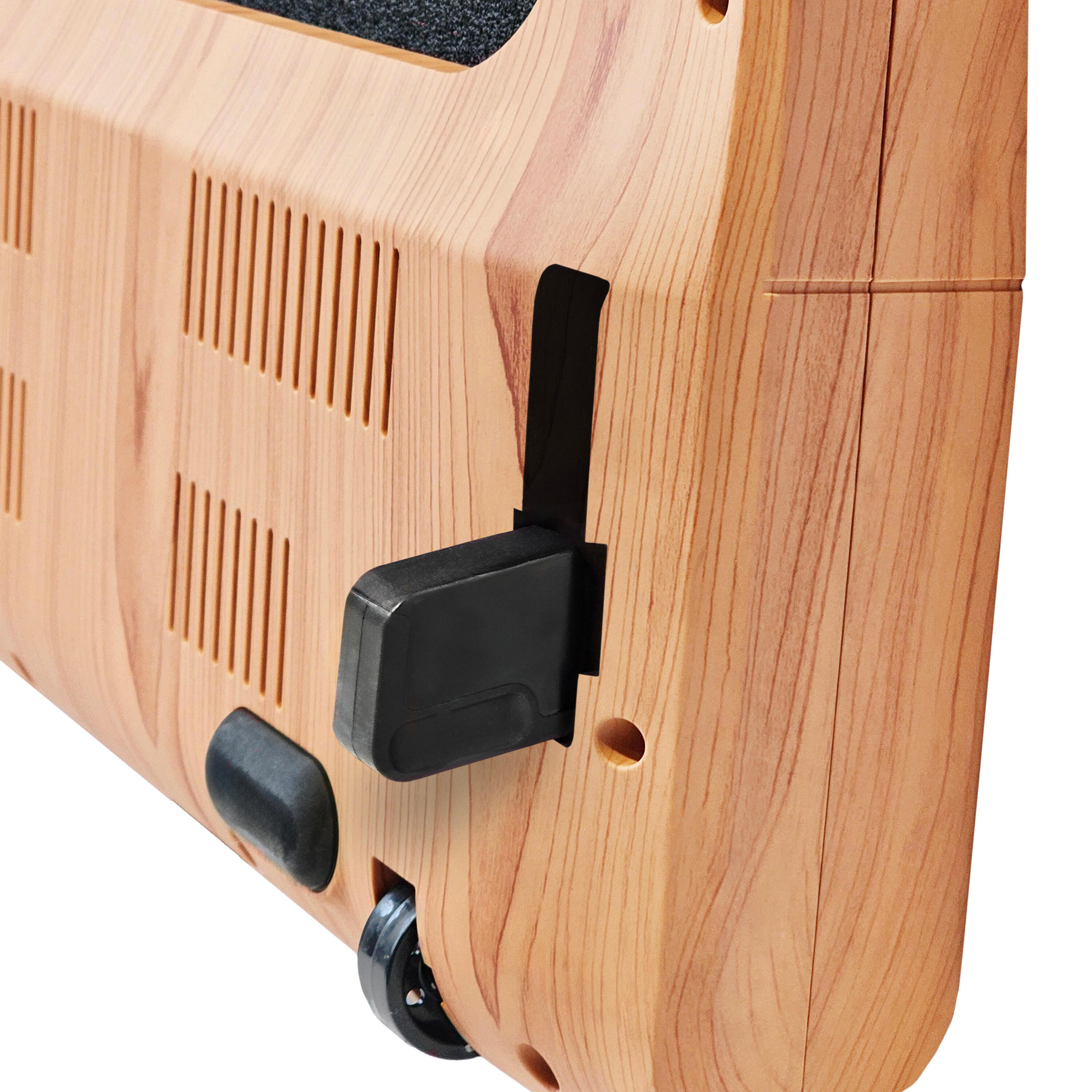 Walking Pad en pente - jusqu'à 6 km/h - LED - Bluetooth - 4.2 Aspect bois 3/8