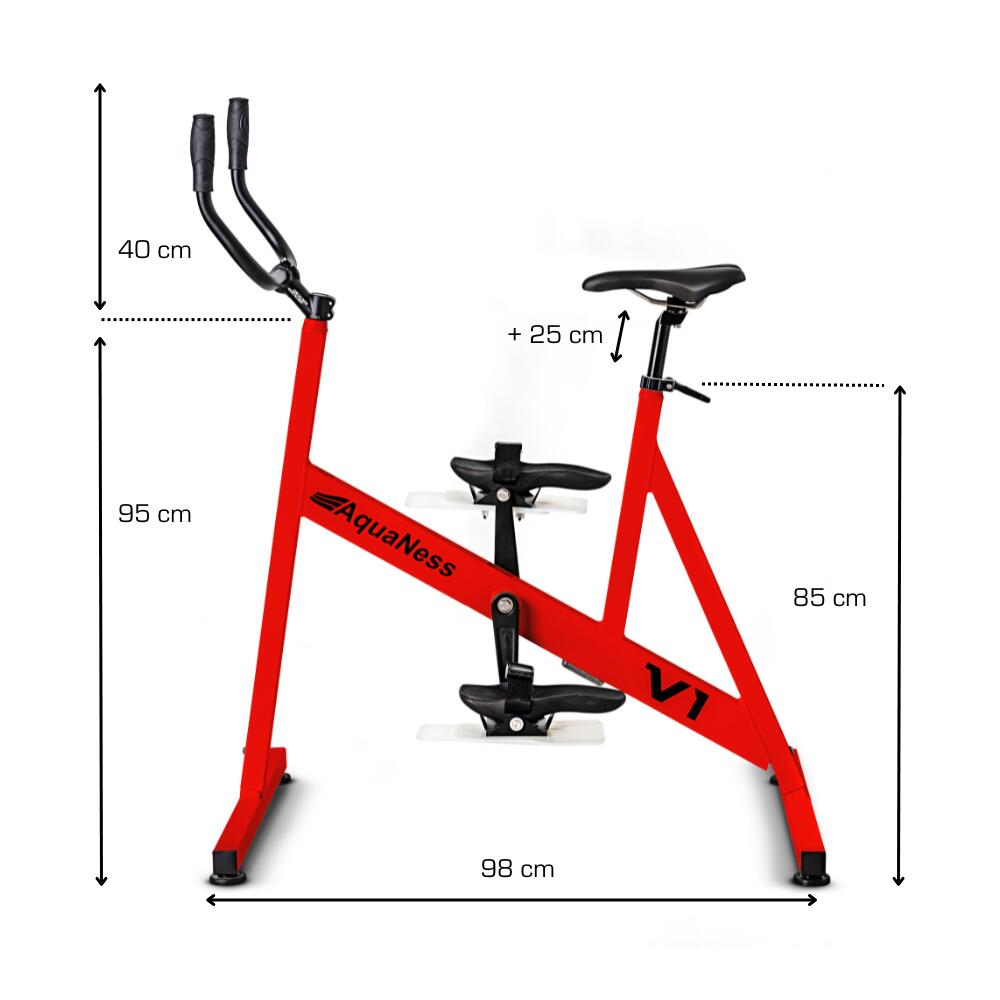 Aquaness - Aquabike V1 - Poolfahrrad 4/4