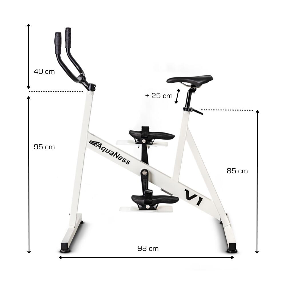 Aquaness - Aquabike V1 - Poolfahrrad 4/4
