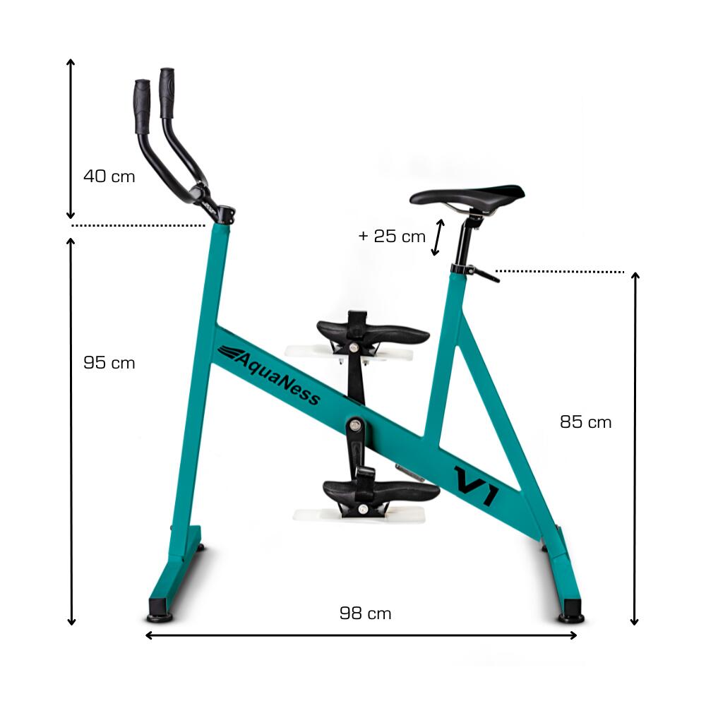 Aquaness - Aquabike V1 - Poolfahrrad 4/4