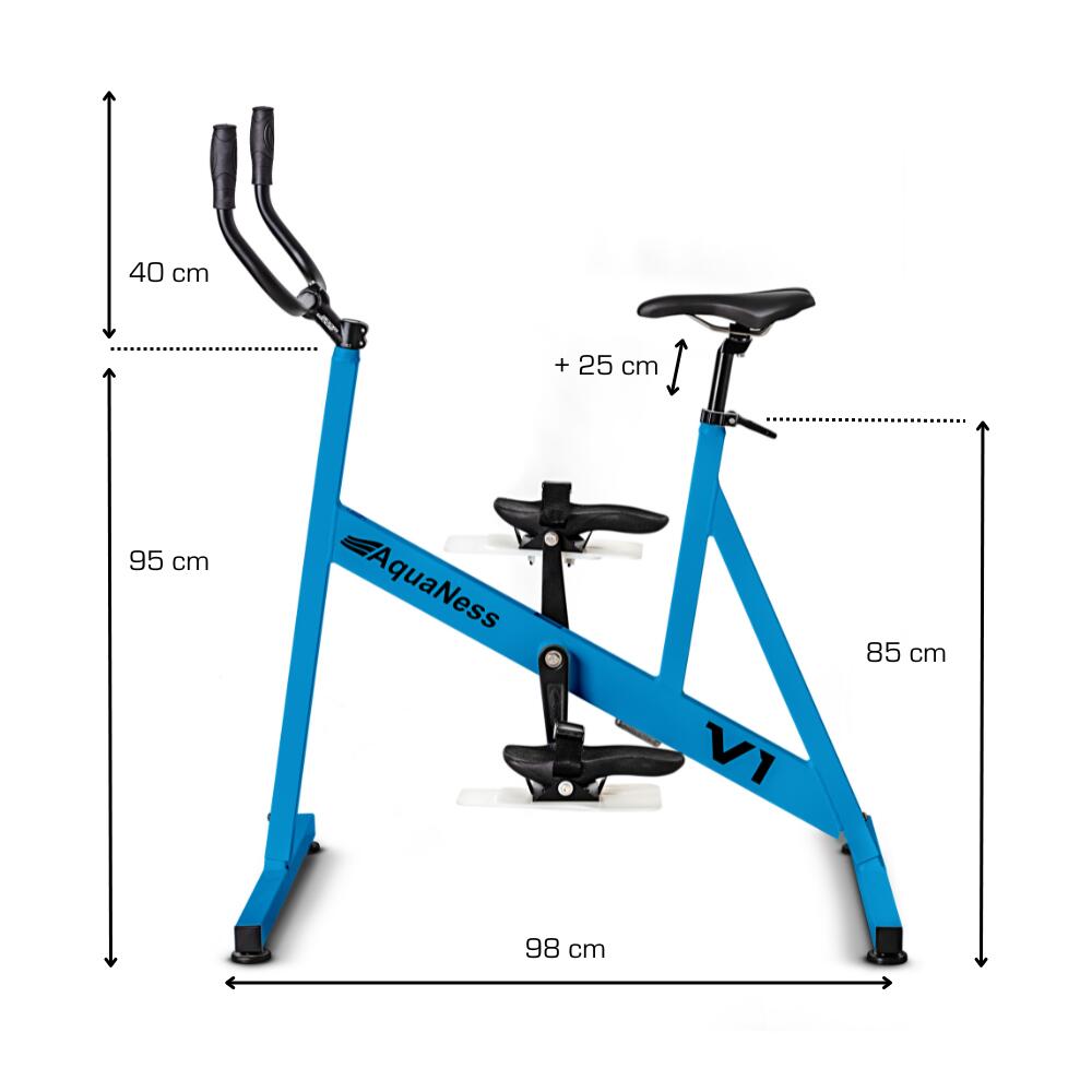 Aquaness - Aquabike V1 - Poolfahrrad 4/4