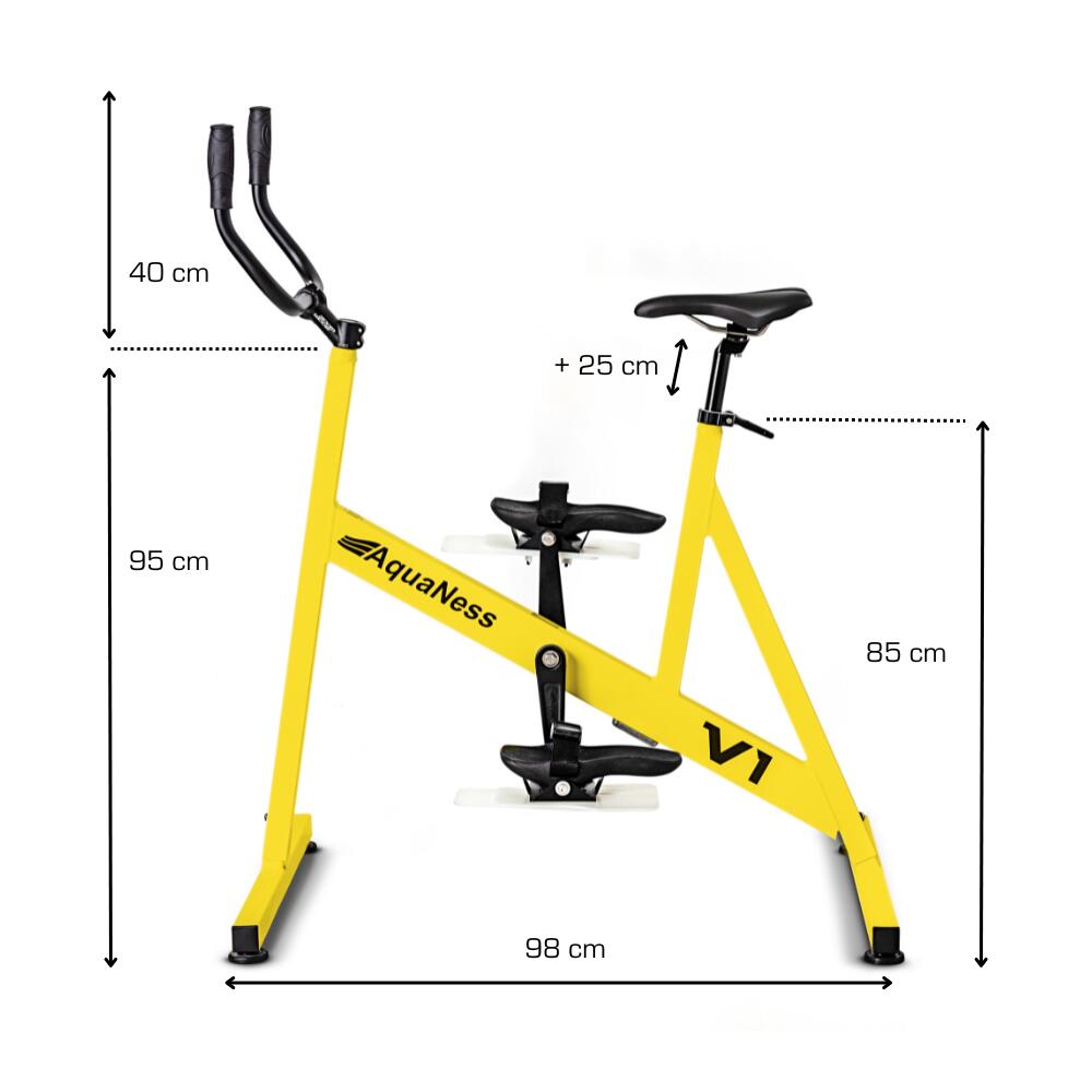 Aquaness - Aquabike V1 - Bicicleta de piscina 4/4