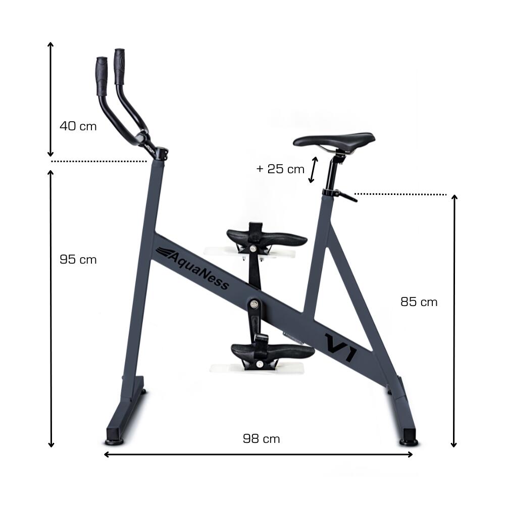 Aquaness - Aquabike V1 - Poolfahrrad 4/4