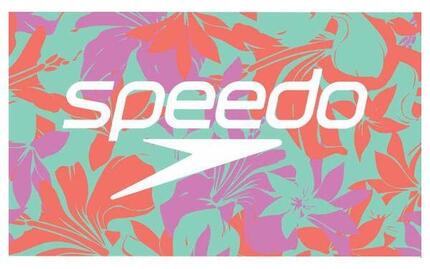 Serviette de plage Speedo - Verre Arctique/Fleurs Kaluna