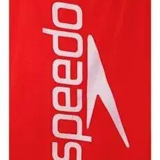 Speedo Logo Towel Red / White