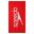 Prosop Speedo Logo rosu/alb – prosop piscina 100% bumbac
