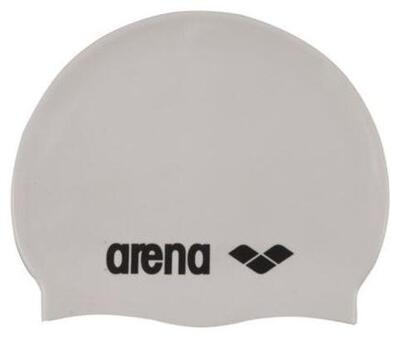 Arena cap classic silicone white/black