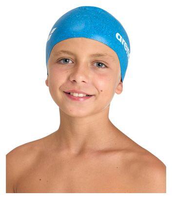 Arena Silicone Junior Cap Blue 2/4