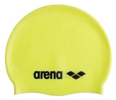 Arena classic siliconen badmuts geel