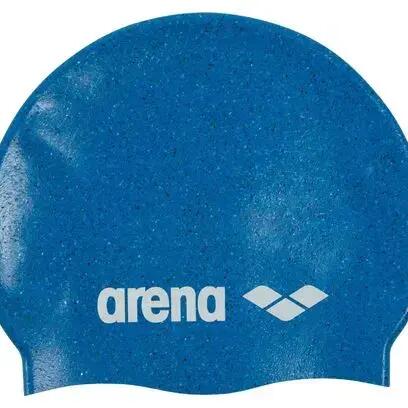 Arena Silicone Junior Cap Blue