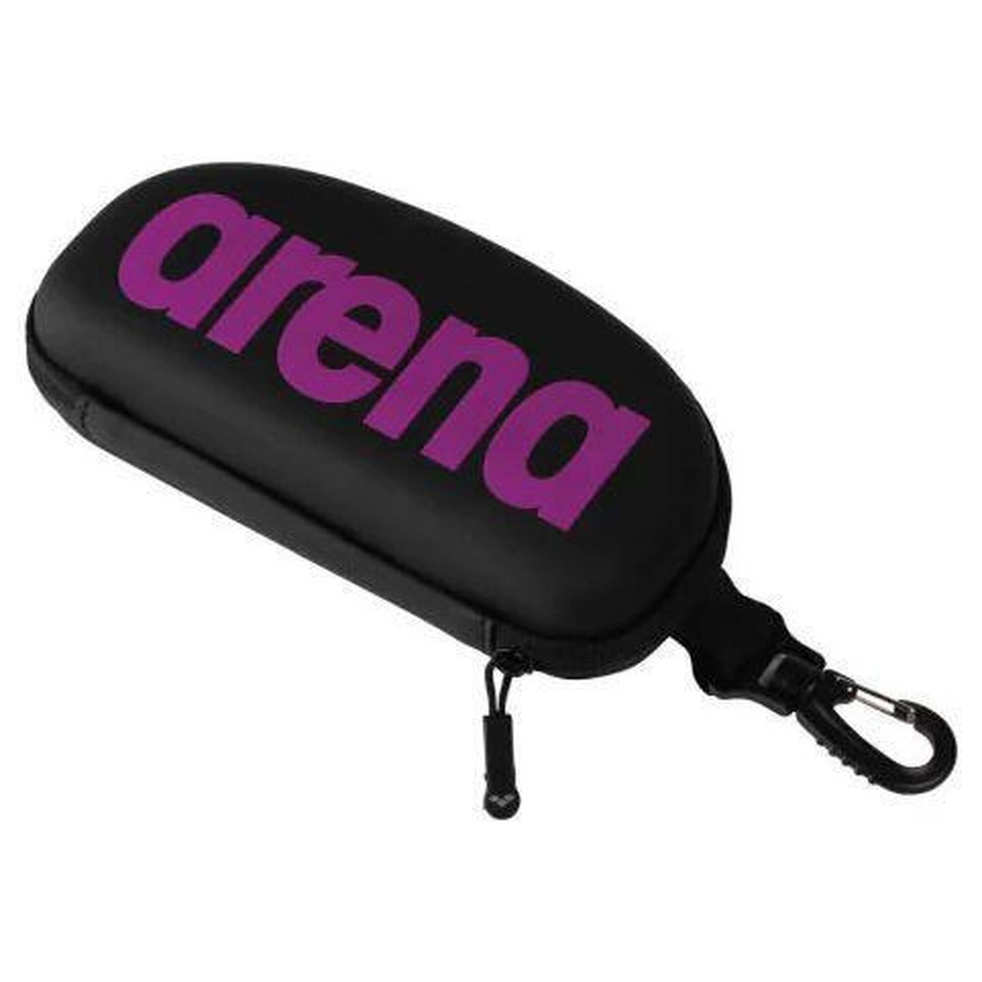 Etui na okulary Arena goggle case czarno-fioletowe