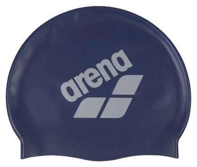 Arena Big Logo Badekappe Blau