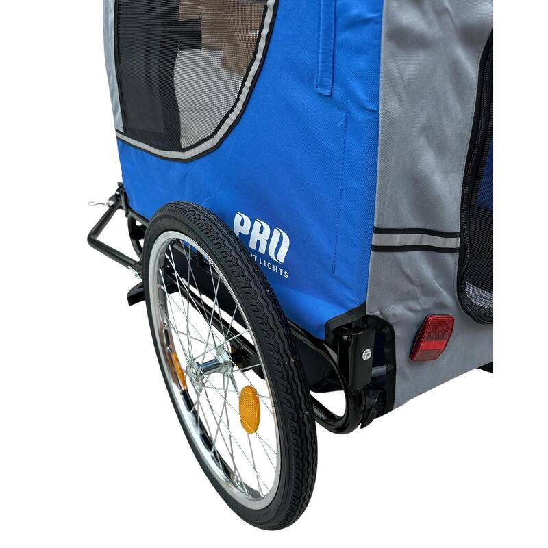 Remorcă pentru biciclete pentru câini cu reflectoare – până la 30 kg