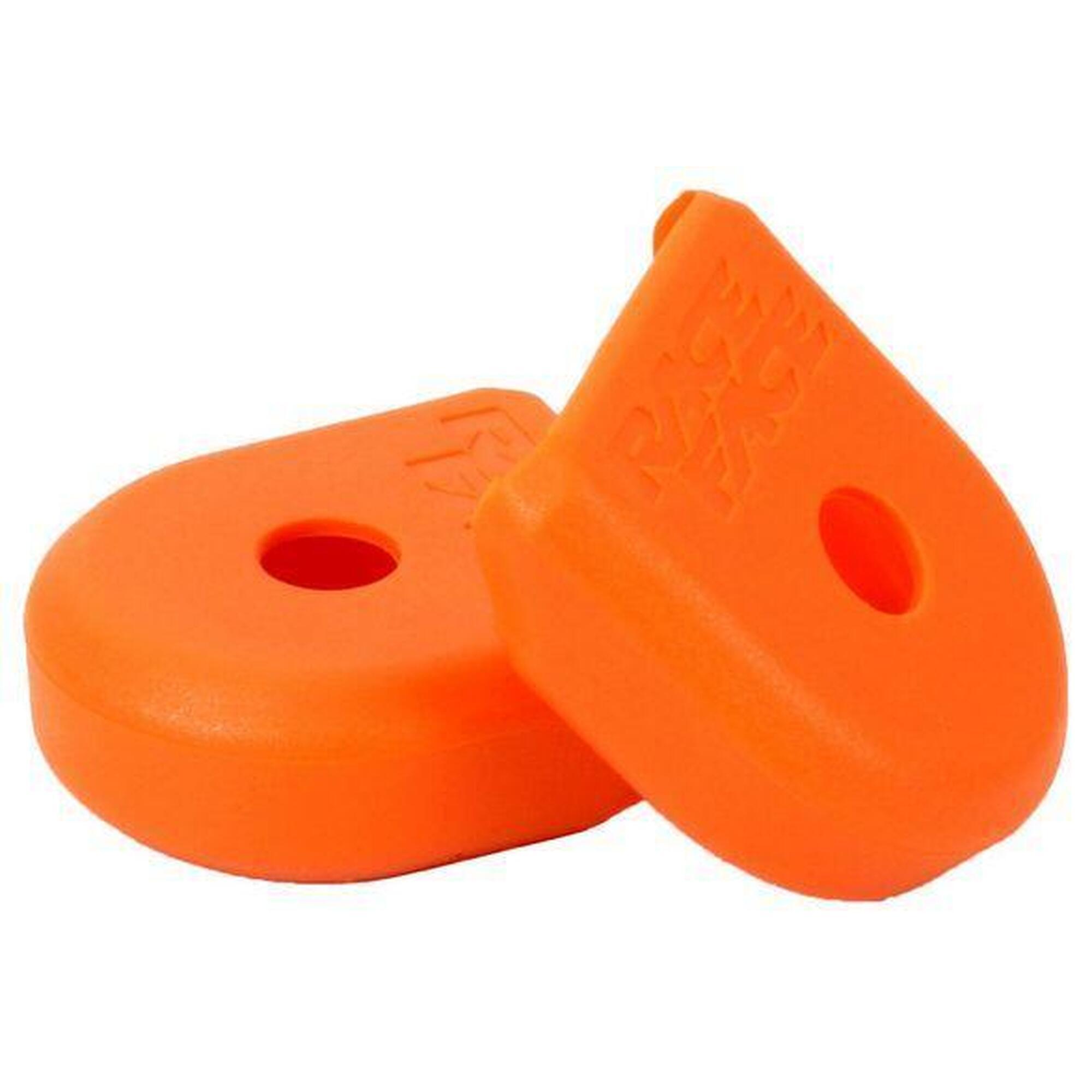 Race Face - Race Face Paire De Protèges Manivelles Alu Boot Pedal Orange - Manivelle - Orange - Taille Unique - Decathlon
