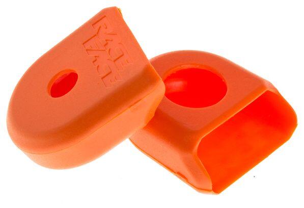 RACE FACE RACE FACE Paire de Protèges Manivelles Carbone BOOT PEDAL Orange