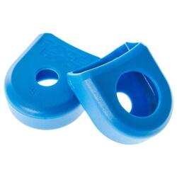 Race Face Boot Pedal, paire de protège-manivelles alu, bleu