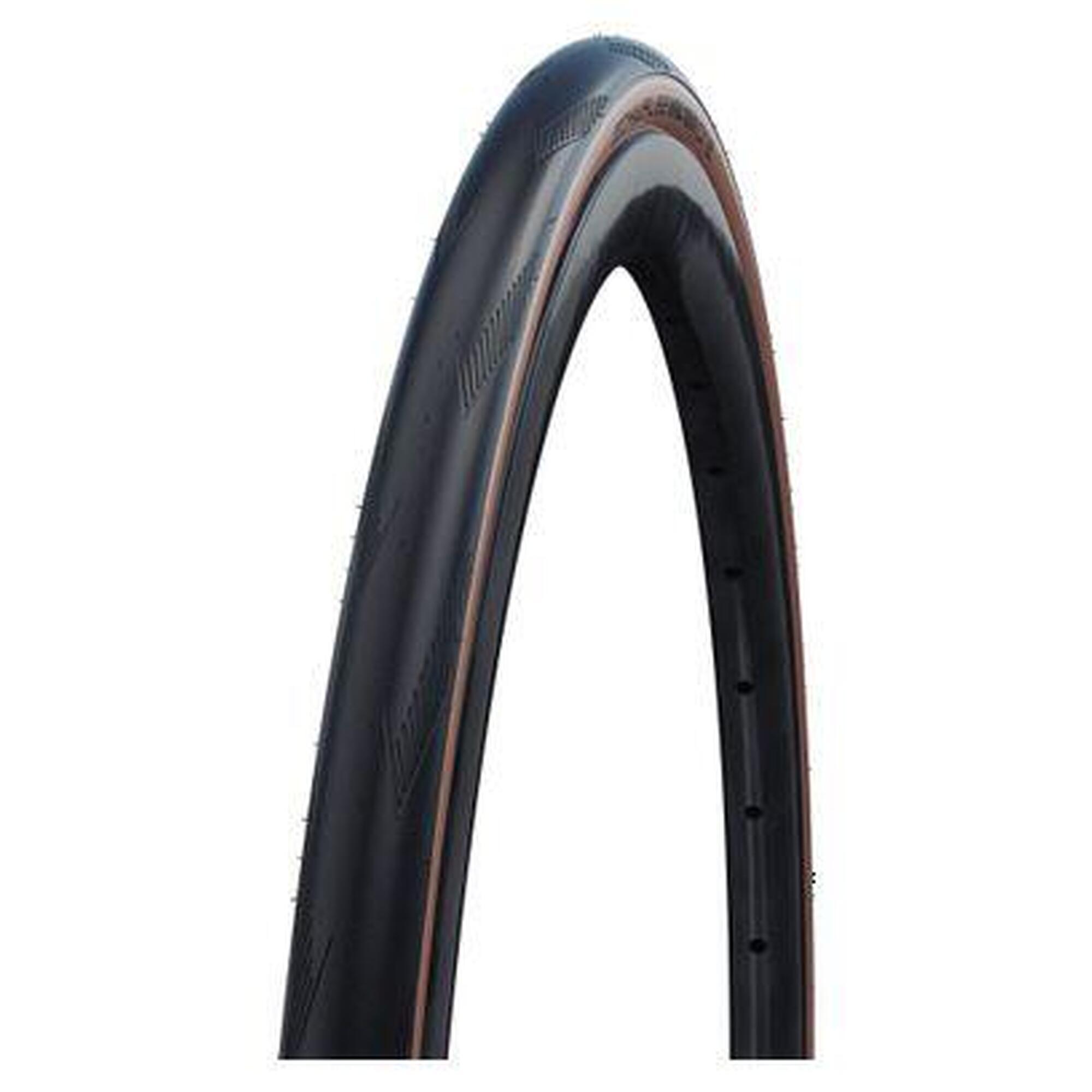 Schwalbe - Pneu Route Schwalbe One 700 Mm Tubetype Souple Liteskin Raceguard Addix Performa - Pneu - Marron|noir|vert - 25-622 - Decathlon