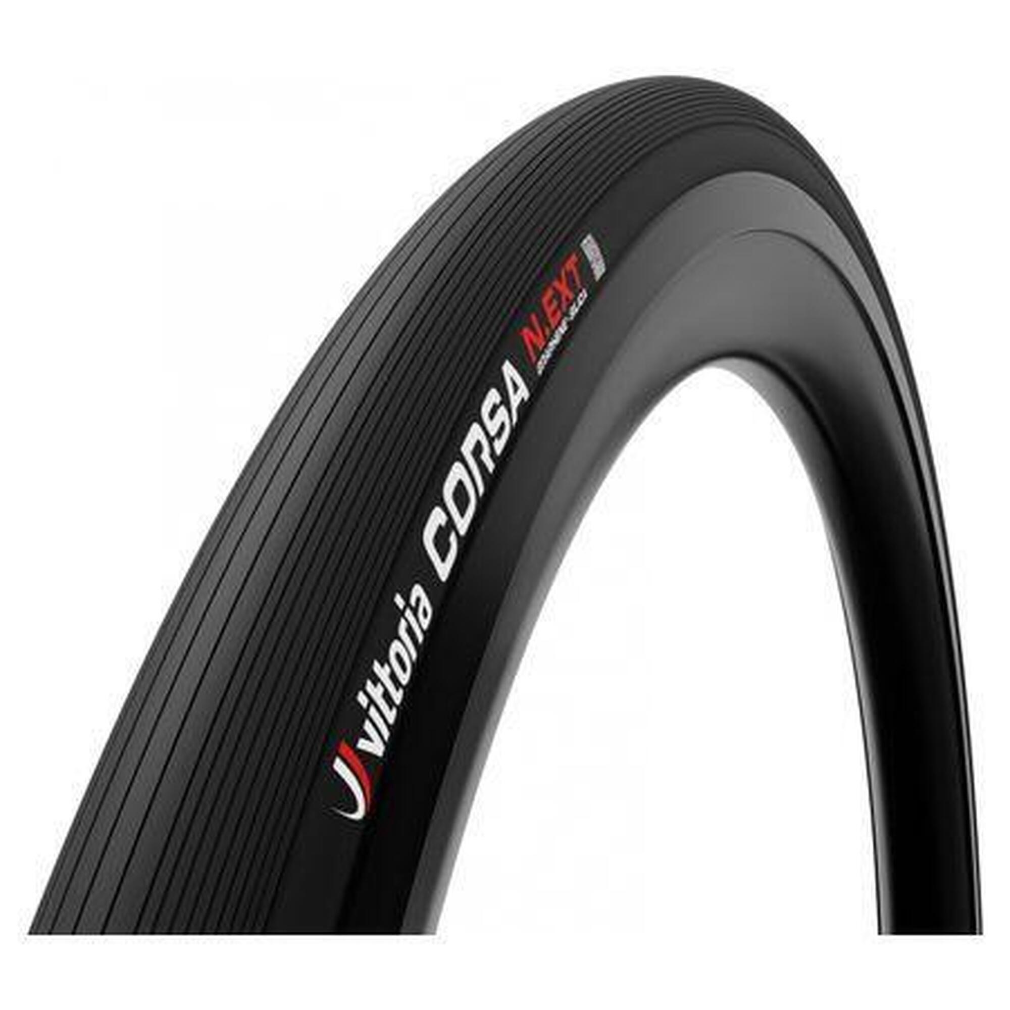 Vittoria - Pneu Route Vittoria Corsa N.ext 700 Mm Tubeless Ready Souple Graphene + Silica C - Pneu - Noir - Decathlon