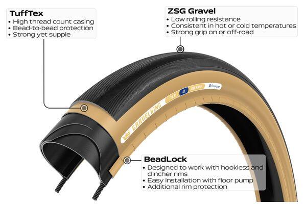 Pneumatico Panaracer GravelKing Gravel 700 mm Tubeless Ready Folding ZSG Gravel 4/5
