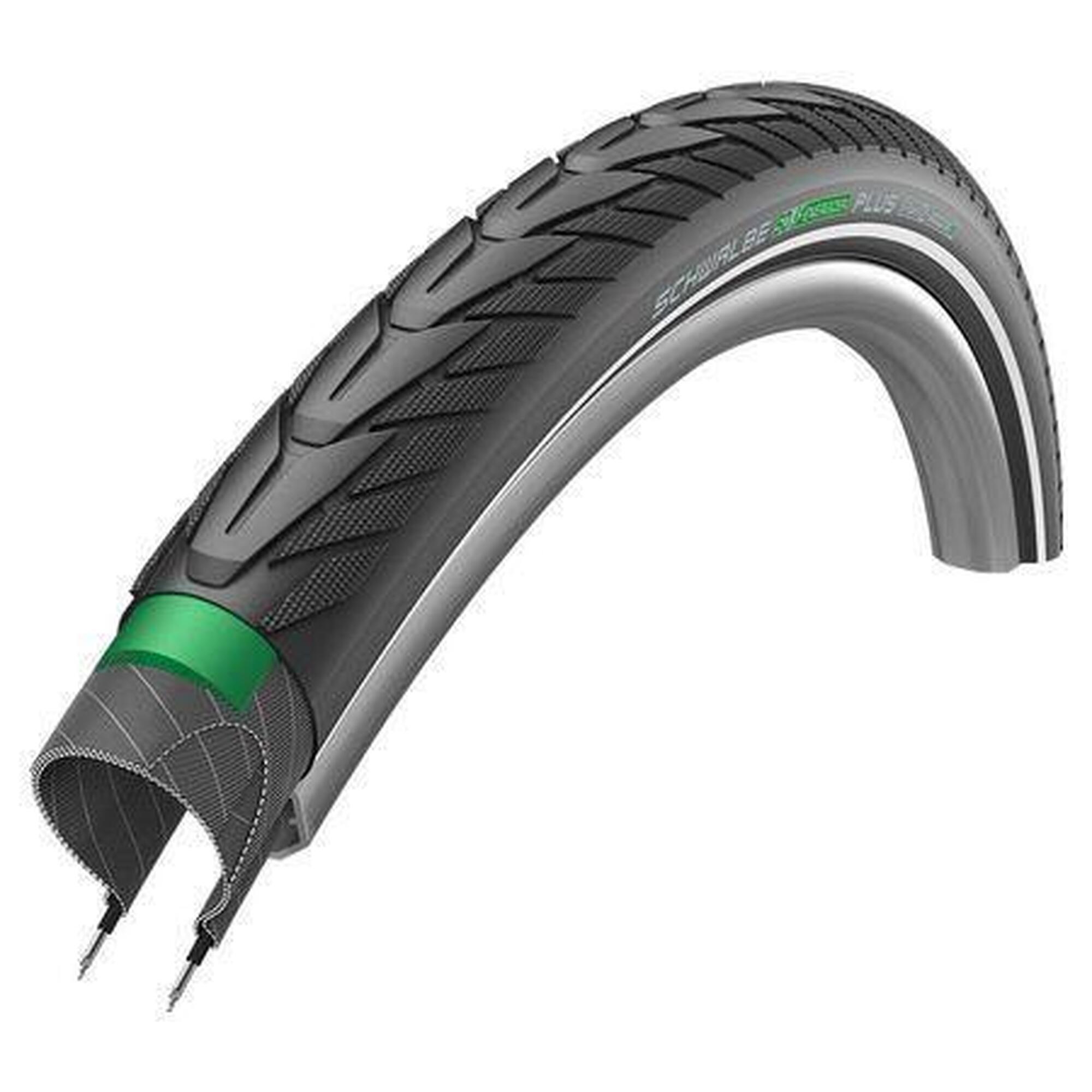 Schwalbe - Pneu Schwalbe Energizer Plus 27.5'' Tubetype Rigide Twinskin Greenguard Addix E - Pneu - Noir - 50-584 - Decathlon
