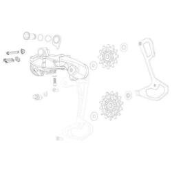 Pièce de Dérailleur Sram Cover/Skid X0 T-Type Eagle AXS