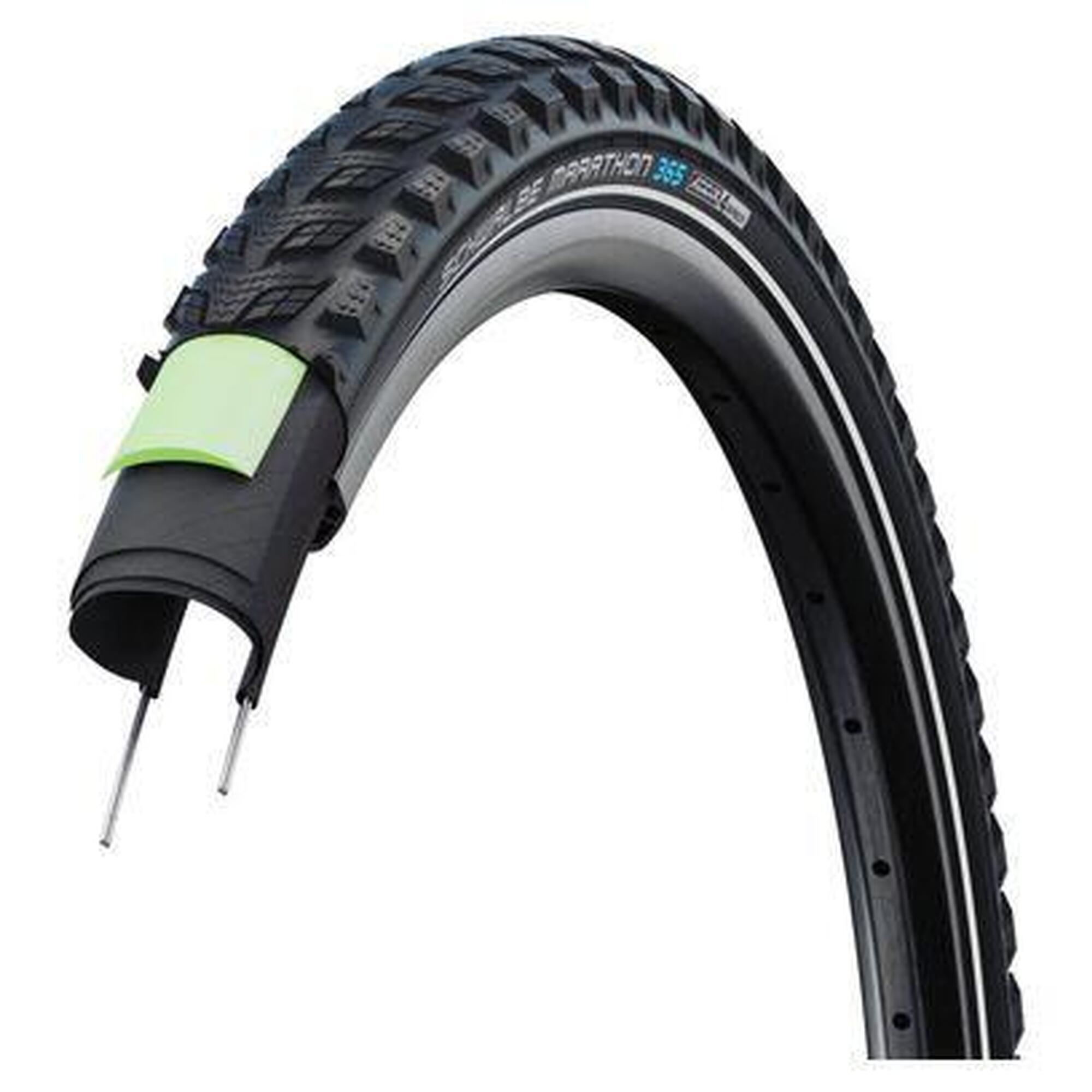 Schwalbe - Pneu Schwalbe Marathon 365 - 700mm Tubetype Rigide Greenguard Perf Addix 4season - Pneu - Noir - Taille Unique - Decathlon