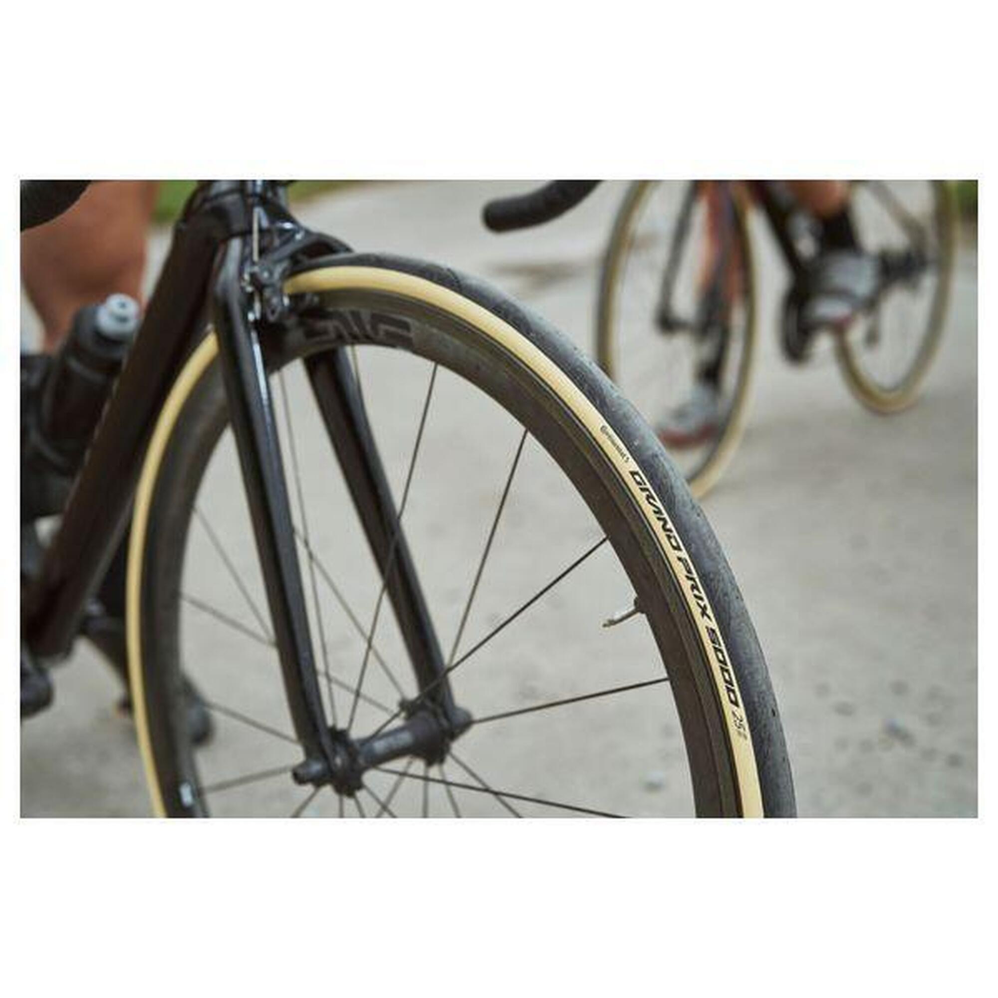 Anvelopa bicicleta sosea Grand Prix 5000, pliabila, 700x25C - 25-622 - negru cr…