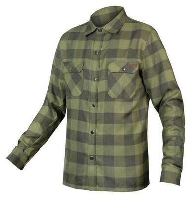 Camicia in flanella Endura Hummvee Verde