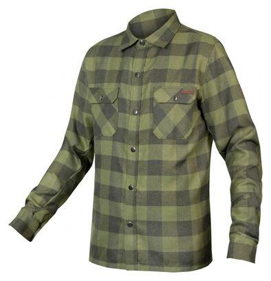 Camicia in flanella Endura Hummvee Verde