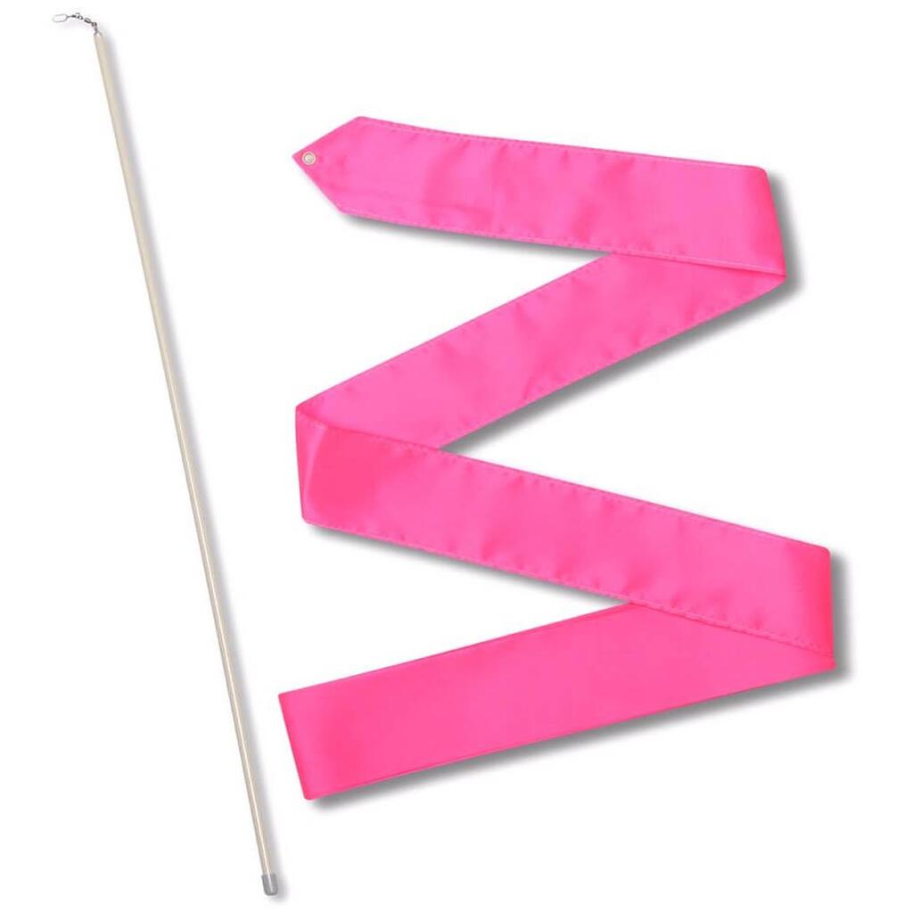 INDIGO Rhythmic Gymnastics Ribbon with Stick 50 cm 4.0 m