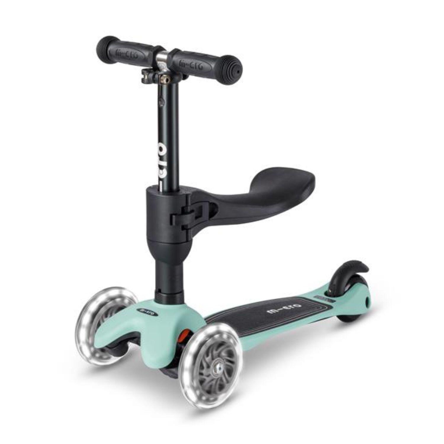 Micro - Trottinette Évolutive Mini  3en1 Lite  Led - Trottinette - Vert - No Size - Decathlon