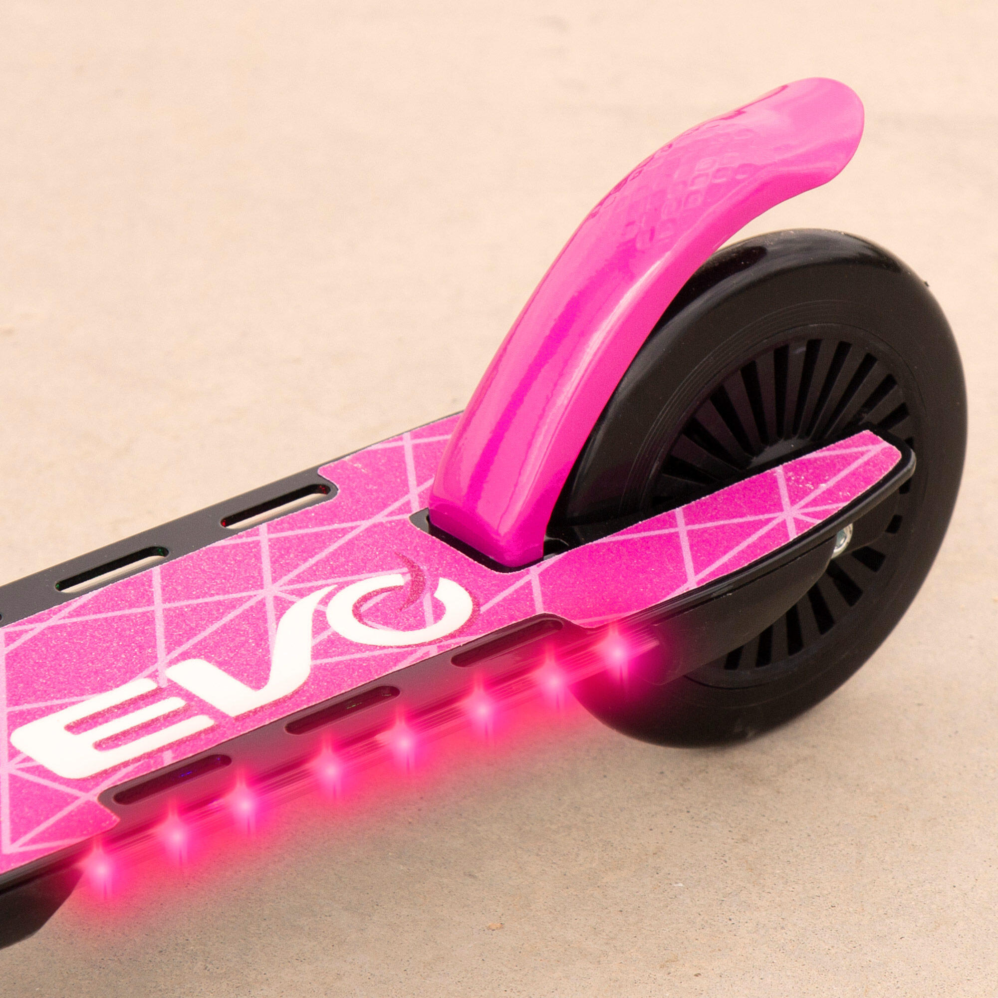 Scooter rosa 2 ruote luci multicolore EVO 7/7