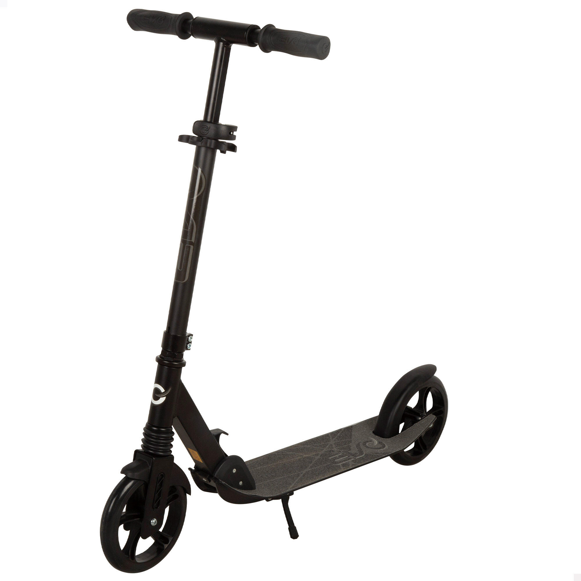 Evo - Trottinette 2 Roues Pliable Et Réglable Noire Evo - Trottinette - Noir - Taille Unique - Decathlon