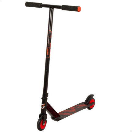 Trottinette enfant 2 roues noir et rouge EVO