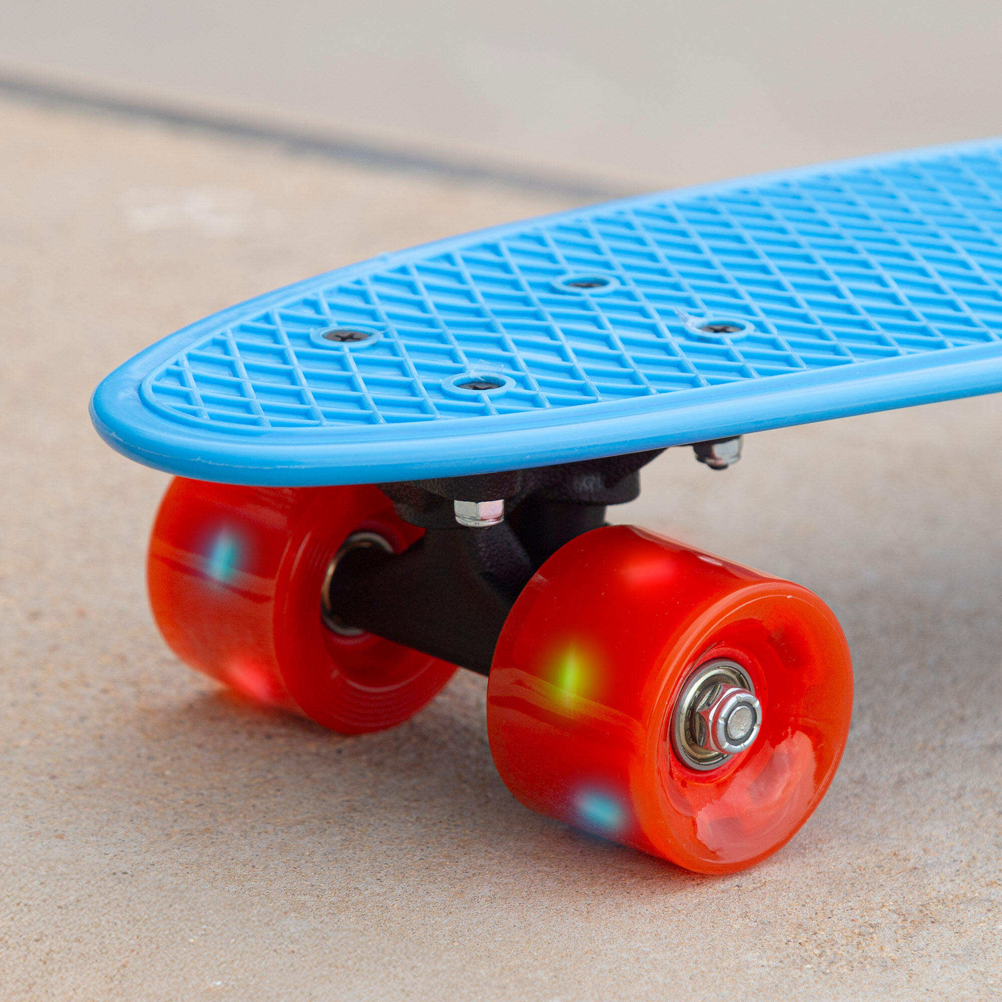 Skateboard blu con luci EVO 3/7