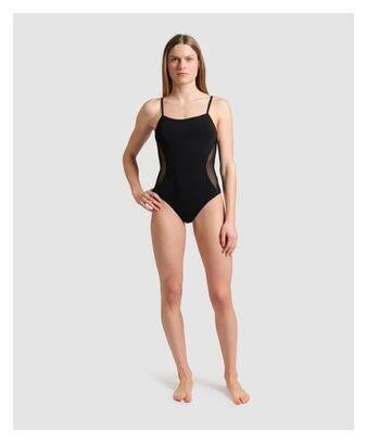 Arena Mesh Panels Swimsuit Schwarz 3/5