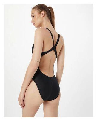 Maillot de Bain Femme 1 pièce Nike Swim Fastback Noir 3/4
