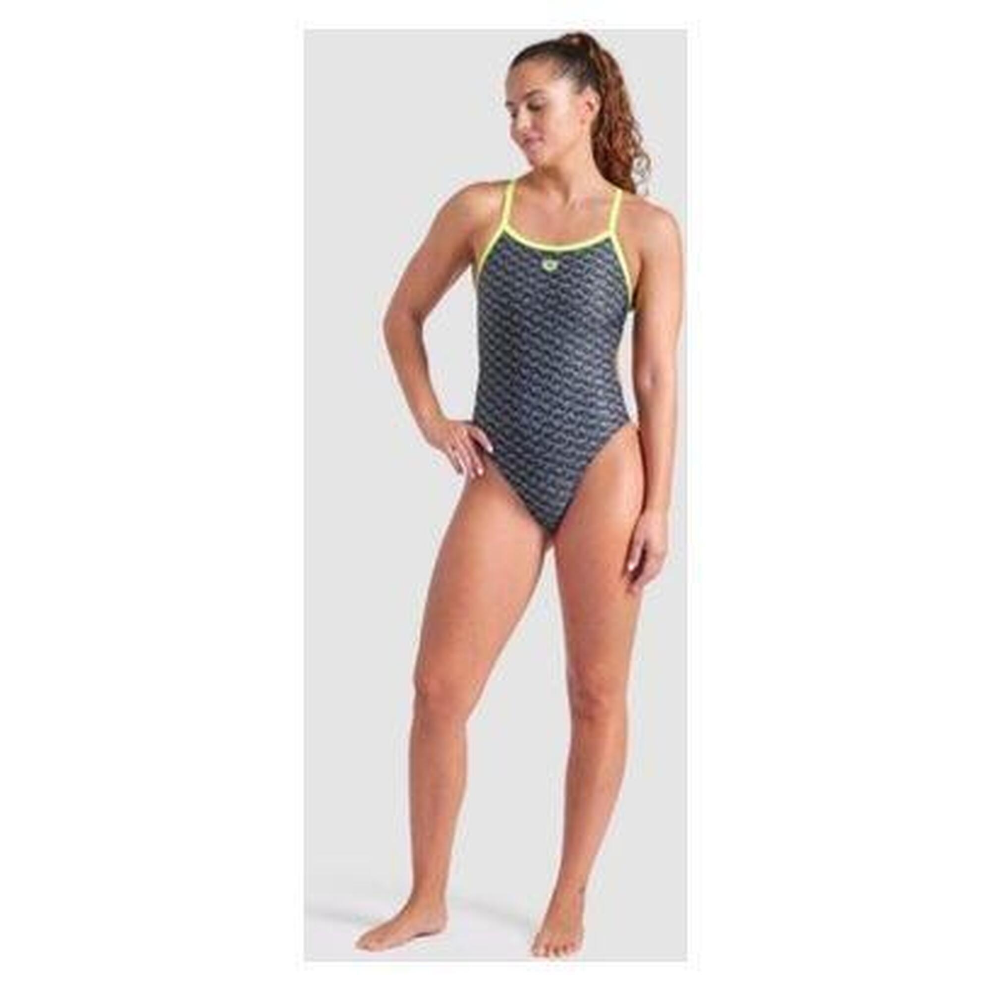 Arena Badpak Monogram Challenge Back Groen / Geel