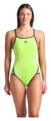 Arena icons super fly uni zwempak groen dames