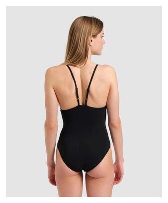 Arena Mesh Panels Swimsuit Schwarz 2/5