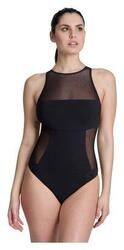 Maillot de bain une-pièce Femme - Mesh Panels Swim Pro Back