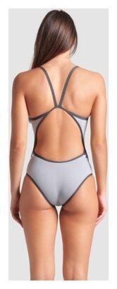 Costume da bagno Arena Icons Donna Super Fly Seam Foam/Asphalt 2/7