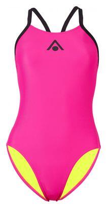 Maillot Aqua Sphere Essentials dos large rose/noir taille UK 38