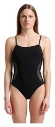 Maillot de Bain Arena Mesh Panels Swimsuit Noir