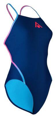 Maillot de bain femme Essentials Diamond Back réglable — Bleu Pacific 2/6