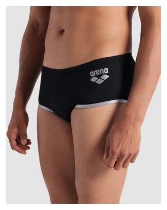 Arena One Big Logo Men's Low Rise Swimsuit Black/Silver 3/5