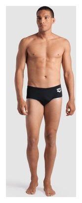 Arena One Big Logo Men's Low Rise Swimsuit Black/Silver 5/5