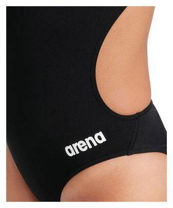 Traje de baño de 1 pieza para mujer Arena Team Challenge Back Solid Negro 3/7