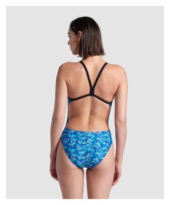 Maillot de bain femme Arena Pooltiles – MaxLife Eco, jambe haute 2/5