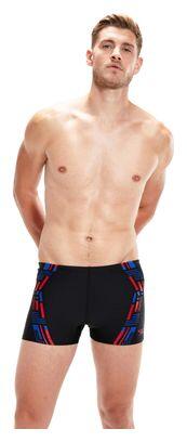 Bañador Speedo Eco Tech Print Aquashort Negro Rojo